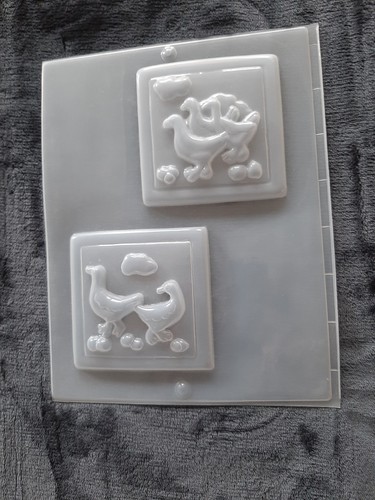 Gießform wandbild enten - enten,