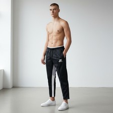 Nike Track Pants Green Gray