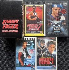 Karate Tiger Collection VHS Box - 1, 2 & 3 Der Kickboxer + Karate Tiger 7 + mehr