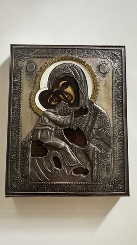 Antike ikone gottesmutter - ikone, von