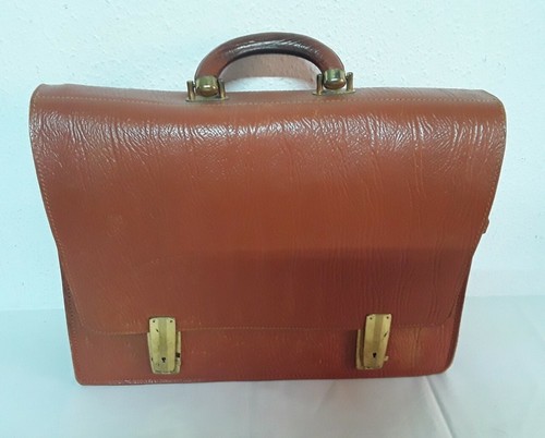 Alte aktentasche vintage leder - alte,