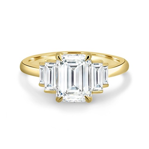 Karat gelbgold damenring - 18,