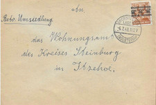 Los   vom  23.09  Heimatbeleg  Lockstedter Lager 1948