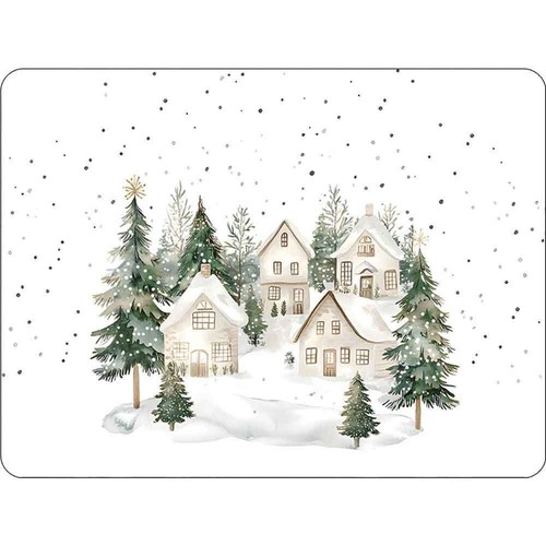 Tischset platzset snowy - tischset,,