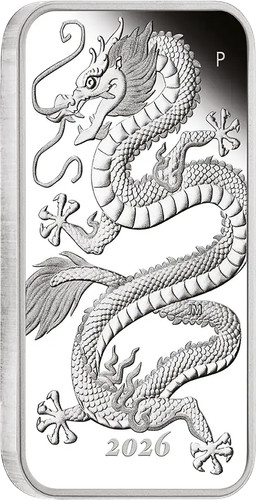Silberbarren drache 999 9 - silberbarren,