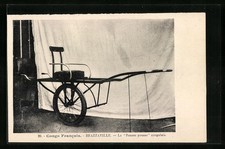 Brazzaville, le Pousse pousse congolais, Rikscha, Ansichtskarte 