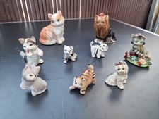 Katze Figur Samlung Dekoration Katze Ca 8,5bis 3 Cm Hoch cm hoch 9 Stück 