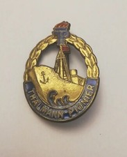 DDR Abzeichen Schrottsammlung zum Bau des Schiffes "Thälmann-Pionier" 