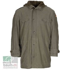 Bundeswehr Parka Oliv Kapuze Plüschfutter Bw Militär Jacke Winter Warm