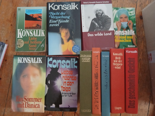 Konsalik 11 bücher - h., g.