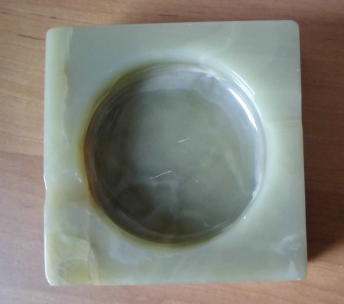 Onyx aschenbecher quadratisch - aschenbecher,