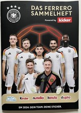 Ferrero Sammelalbum UEFA Euro 2024 Kicker, DFB Sticker Duplo, Sammelheft Kinder