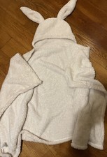 babydecke flauschige Kaninchenhaube von h&m