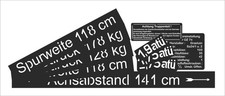 Bmw r75 sahara schablonen - r75, r-75