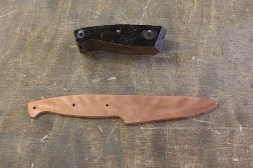 Kupfermesser bausatz - kupfermesser,