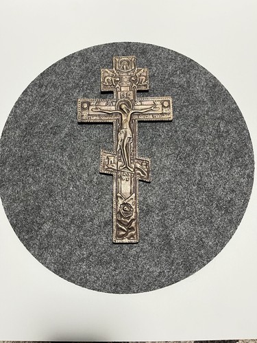 Bronze kruzifix russisch - bronze,
