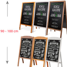 Kundenstopper Gehwegaufsteller Aufsteller Werbetafel beidseitig Holztafel Werben