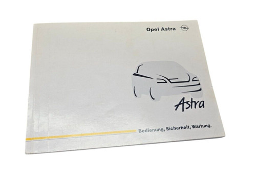 Opel astra handbuch - opel, g