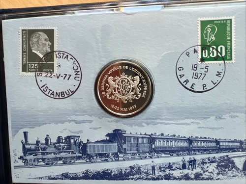 Silbermünze die letzte reise - die,