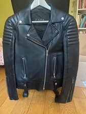 ZAPA Paris schwarze Leder