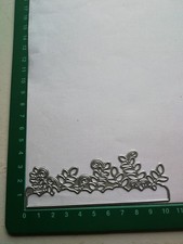 Präge-/Stanzschablone Bordüre Pflanzen - Größe siehe Foto