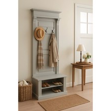 Landhaus garderobe mit - garderobe,