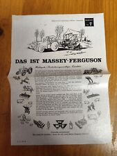 Das ist Massey Ferguson Bericht traktor prospekt tractor brochure  4