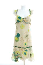 HOSS Kleid Gr. DE 40 Damen Sommerkleid Dress Mehrfarbig Seide