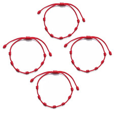 4 Stück Armband Rot Amulett