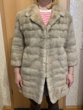 Damen Pelzmantel Nerz Gr. M