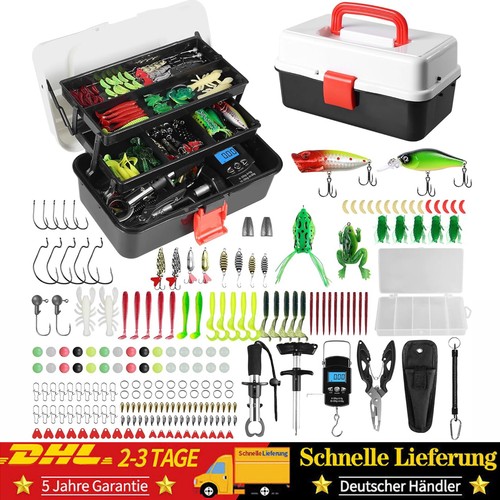 Angelkoffer mit tackle box und - angelkoffer,