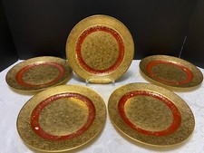 5 P T Bavaria 8" PLATES GOLD