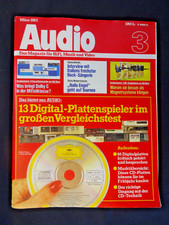 AUDIO 3/83,HITACHI V 300 E,DA 1000,PHILIPS CD 100,SONY CDP 10,TECHNICS SL10,DUAL