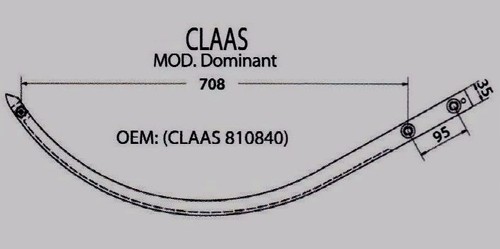 Claas dominant nadel - claas, alunadel