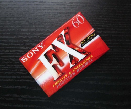Sony audiokassette - sony, fx