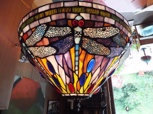 Tiffany hänge lampe - tiffany, decken