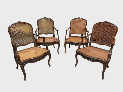 Vier sessel louis epoche - vier,