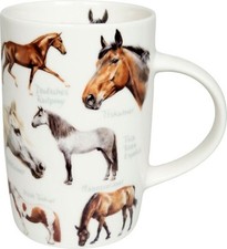 TASSE BECHER HORSES PFERDE 600 ML VON KÖNITZ NEU OVP