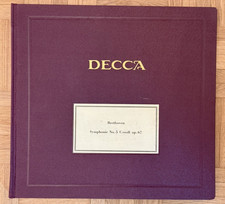 Beethoven Symphonie Nr. 5 c-Moll op. 67 Schuricht Decca 78 rpm 4 Scheiben Album