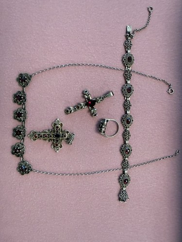 Antiker vintage granatschmuck - antiker/vintage,