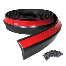 Front Spoiler Lippe Seiten Schweller universal flexibel 2,5mx4,5cm Schwarz