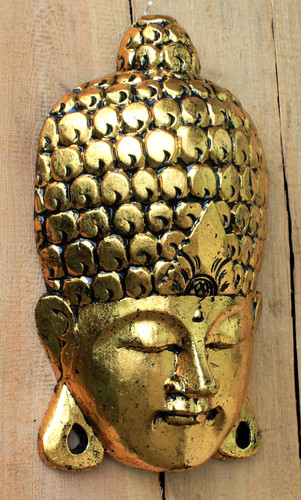 Edle buddha wandmaske - wandmaske, aus
