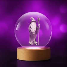 Kristallkugel 3D Gandalf Herr