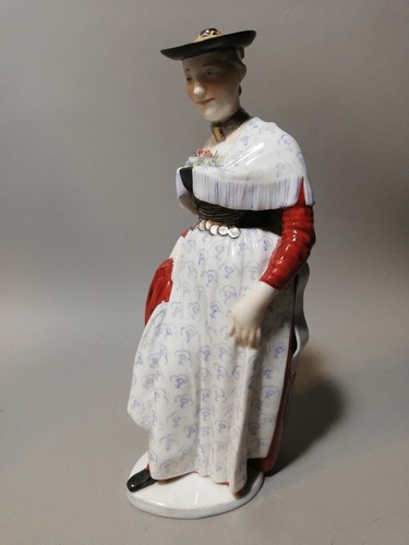 Seltene nymphenburg figur frau - seltene,