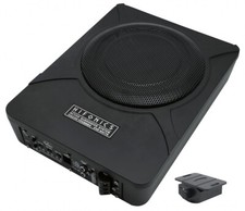 Hifonics VRX800A Aktiv Active Untersitz Subwoofer Bass flach mit Endstufe Verst