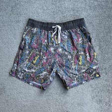 BILLABONG Herren Retro Skate Shorts Bermuda Gr. S Boxer Kurze Hose A16017 Grau