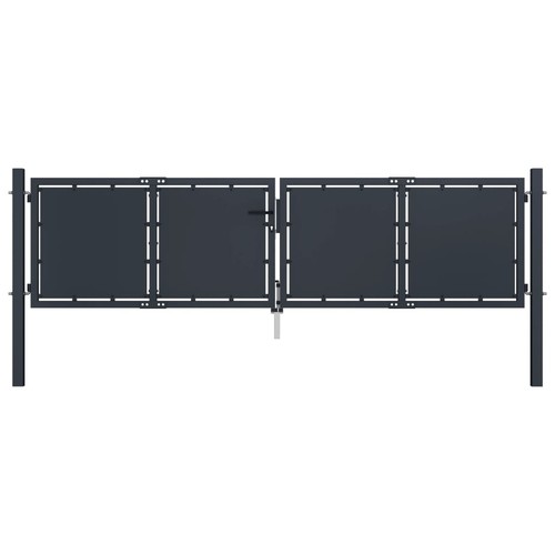 Gartentor stahl 300x75 - gartentor,