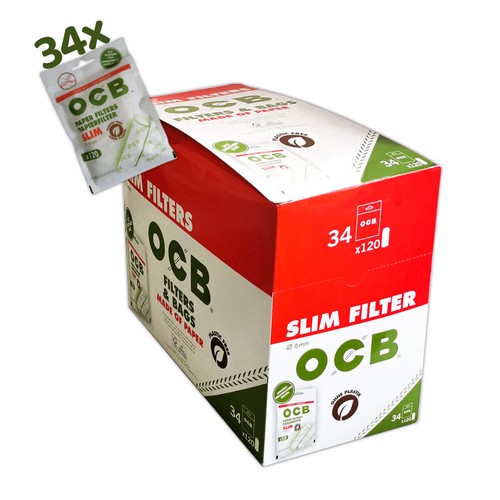 Ocb papierfilter slim 34x - ocb,