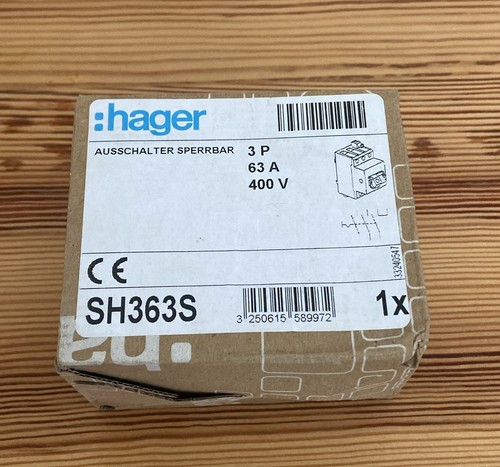 Hager sh363s lasttrennschalter - hager,