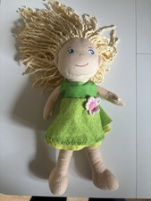 HABA Puppe Stoffpuppe Mali blonde Haare 30cm Kinderspielzeug Mädchen
